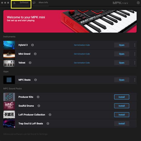 akai mpk mini software download.